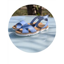 Босоножки от испанского производителья Ab.Zapatos Cruz-Yute celeste АКЦИЯ