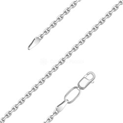 Цепь из серебра родированная - Якорь, 60 см 81060141460р якорь