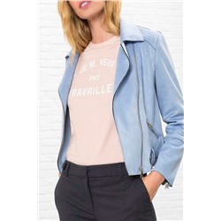 Chaqueta biker Azul