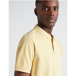Piquet Polo, Men, Light Yellow