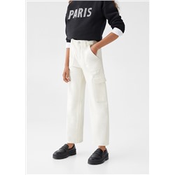 Pantalón cargo algodón