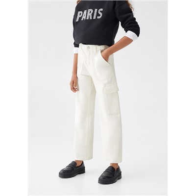 Pantalón cargo algodón