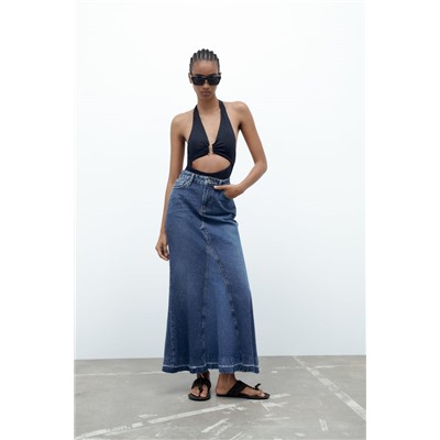 ZW LONG DENIM SKIRT