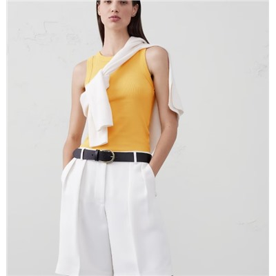 Ribbed Racer Tank