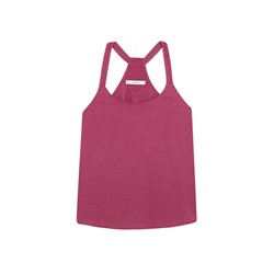 Camiseta tirantes algodón morado