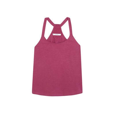 Camiseta tirantes algodón morado