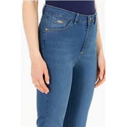 Kadın Mavi Skinny High Waist Fit Jean Pantolon