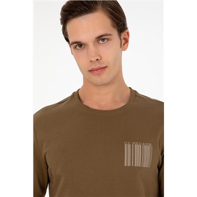 Erkek Haki Sweatshirt