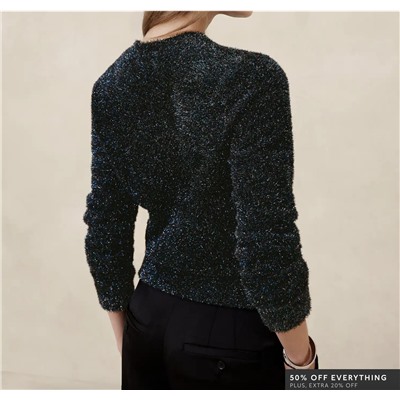 TINSEL PULLOVER SWEATER