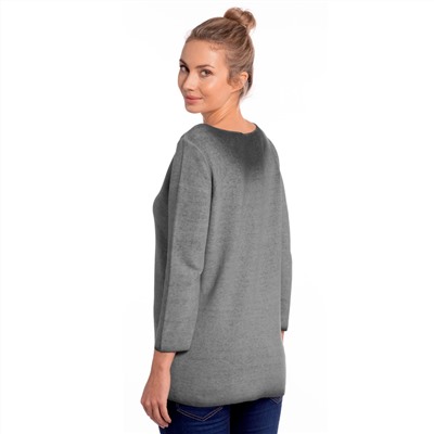 Damen Strickpullover mit Oil-Washed-Effekt