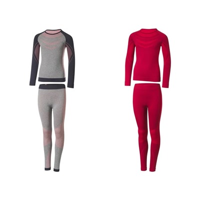 CRIVIT Kinder Seamless-Funktionsunterwäsche, 2-teilig, extra warm