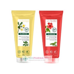 Klorane Cupuaçu Crème Douche Nutritive Fleur de Frangipanier + Gel Douche Nutritif Fleur d'Hibiscus 2x200mlLot  × 2