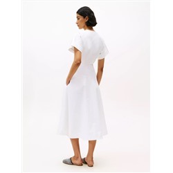 Cotton Poplin Midi Shirtdress