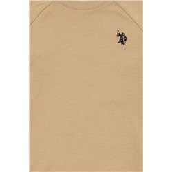 Erkek Çocuk Kum Basic Bisiklet Yaka Sweatshirt