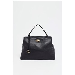 Bolso de piel Dana Negro