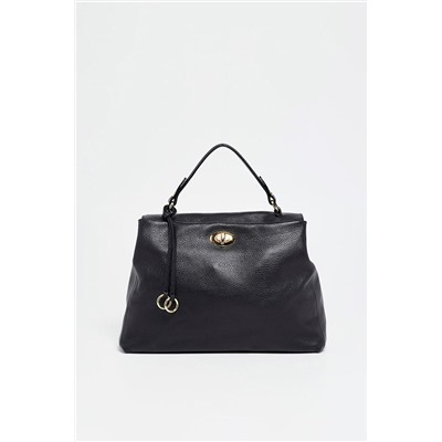 Bolso de piel Dana Negro