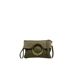 Bolso y neceser de piel Caqui - Firenze Artegiani