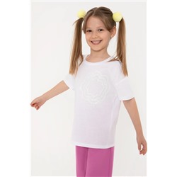 U.S. Polo Assn., Kız Çocuk Beyaz Tişört 50300960-VR013