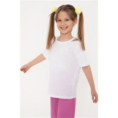U.S. Polo Assn., Kız Çocuk Beyaz Tişört 50300960-VR013
