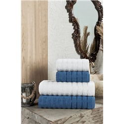 TABEA HOME Fluffy 4'lü Banyo Havlu Seti FLUFFYBS