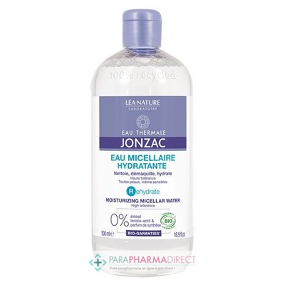 Eau Thermale Jonzac - Rehydrate - Eau Micellaire Hydratante BIO 500ml