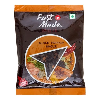 EASTMADE SPICES Black pepper whole Перец чёрный, горошек 50г