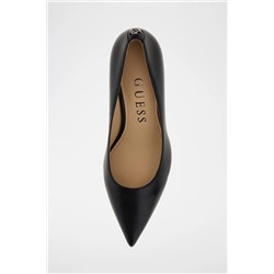 GUESS Zapatos de piel ovina de tacón - Negro