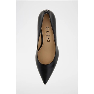 GUESS Zapatos de piel ovina de tacón - Negro