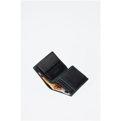 Cartera Kingdom Negro y azul