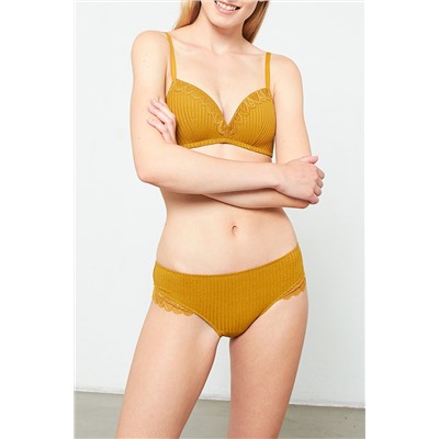 Sujetador con relleno Ladies Mostaza y ocre