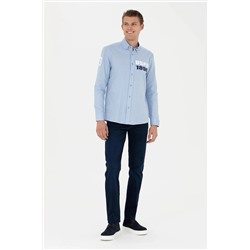 Erkek Lacivert Jean Pantolon