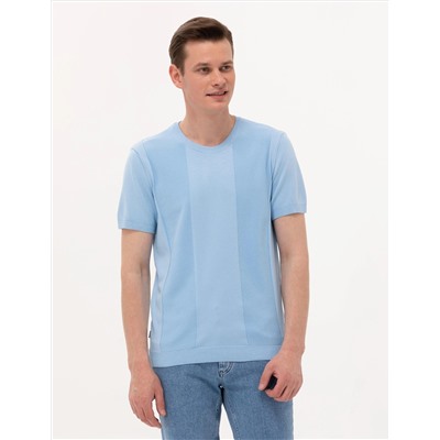Açık Mavi Slim Fit Kazak