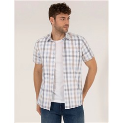 Mavi Regular Fit Kısa Kollu Gömlek