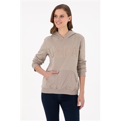 Kadın Taş Kapüşonlu Sweatshirt