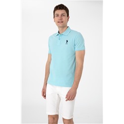 Erkek Slim Fit Polo Yaka Aqua Basic Tişört