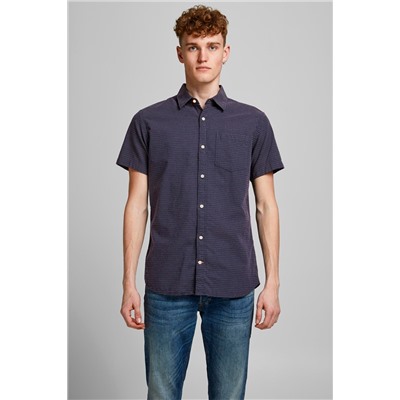 Camisa regular fit Azul marino