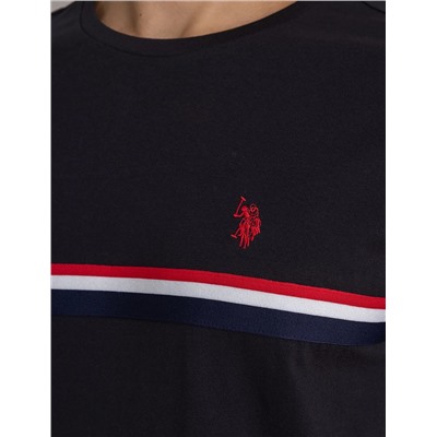 SIGNATURE TRICOT PIECED JERSEY T-SHIRT