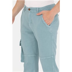 Erkek Mint Kanvas Pantolon