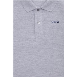 Erkek Çocuk Gri Melanj Basic Polo Yaka Tişört