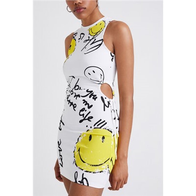 Vestido corto slim Smiley®