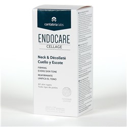 Endocare Cellage Cuello y escote 80 ml PACK Regalo Tensage 10 ampollas