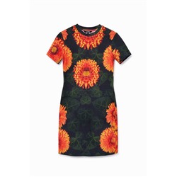 Vestido camiseta floral