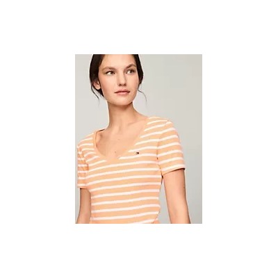 Stripe V-Neck Favorite T-Shirt