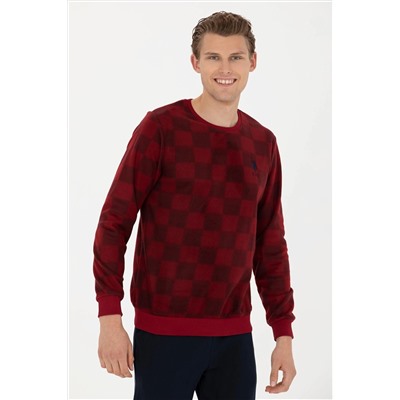 Erkek Bordo Pijama Takımı