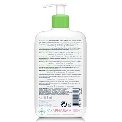 Cerave Crème Lavante Hydratante - Peaux Normales à Sèches 473ml