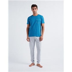 Pyjamas Trousers, Men, Light Grey