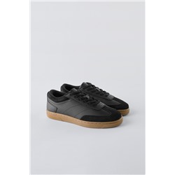 RETRO LEATHER SNEAKERS