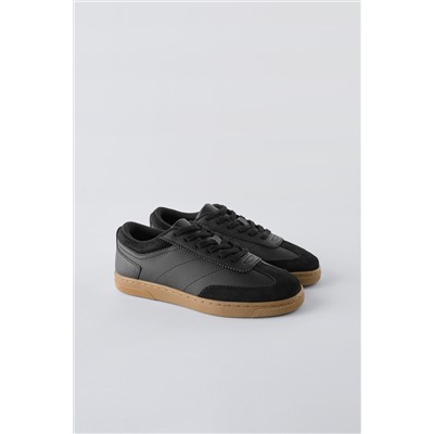 RETRO LEATHER SNEAKERS