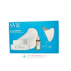 SVR [Hyalu] Biotic Gelée Régénérante Repulpante 50ml + Ampoule C 10ml & GuaSha OFFERTS - COFFRET