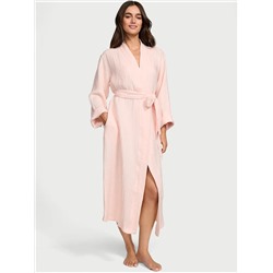 100% Cotton Gauze Spa Robe